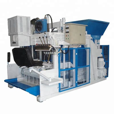 QTM10-15M movable Concrete Hollow brick making machine