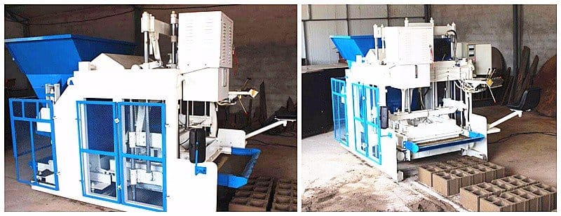 10-15M movable Concrete Hollow brick making machine 